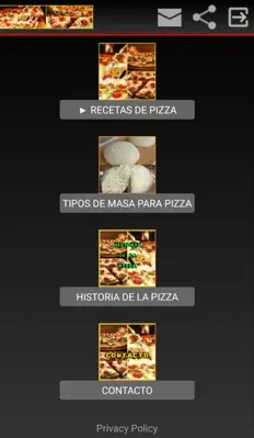 Recetas de Pizzas Ricas y Faciles android App screenshot 0