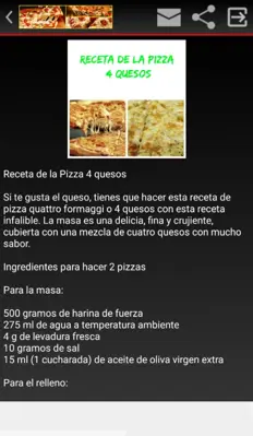 Recetas de Pizzas Ricas y Faciles android App screenshot 2