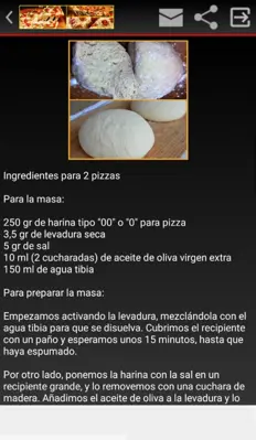 Recetas de Pizzas Ricas y Faciles android App screenshot 5